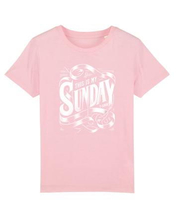 Sunday t-shirt Cotton Pink
