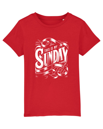 Sunday t-shirt Red