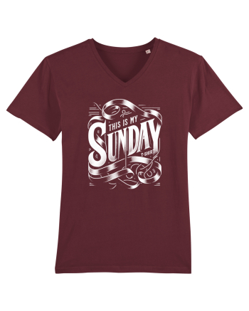  Sunday t-shirt Burgundy