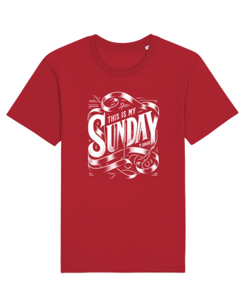  Sunday t-shirt Red