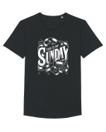  Sunday t-shirt Tricou mânecă scurtă guler larg Bărbat Skater