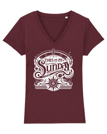  Sunday t-shirt Burgundy