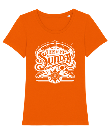  Sunday t-shirt Bright Orange