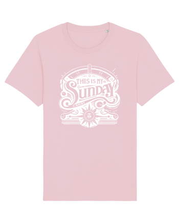  Sunday t-shirt Cotton Pink