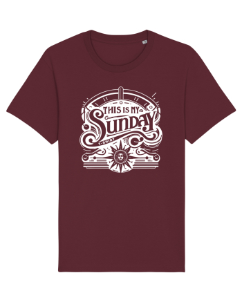  Sunday t-shirt Burgundy