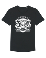  Sunday t-shirt Tricou mânecă scurtă guler larg Bărbat Skater