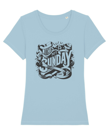  Sunday t-shirt Sky Blue