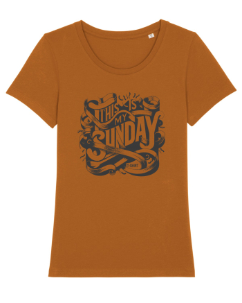  Sunday t-shirt Roasted Orange