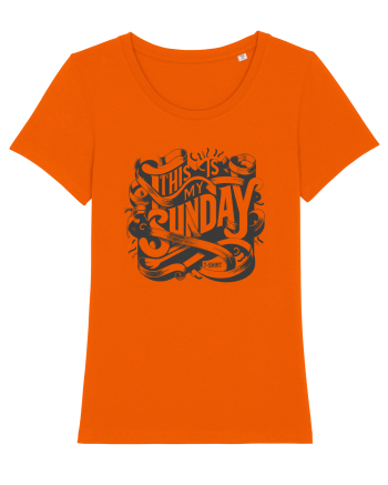  Sunday t-shirt Bright Orange