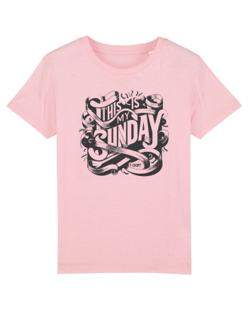  Sunday t-shirt Cotton Pink