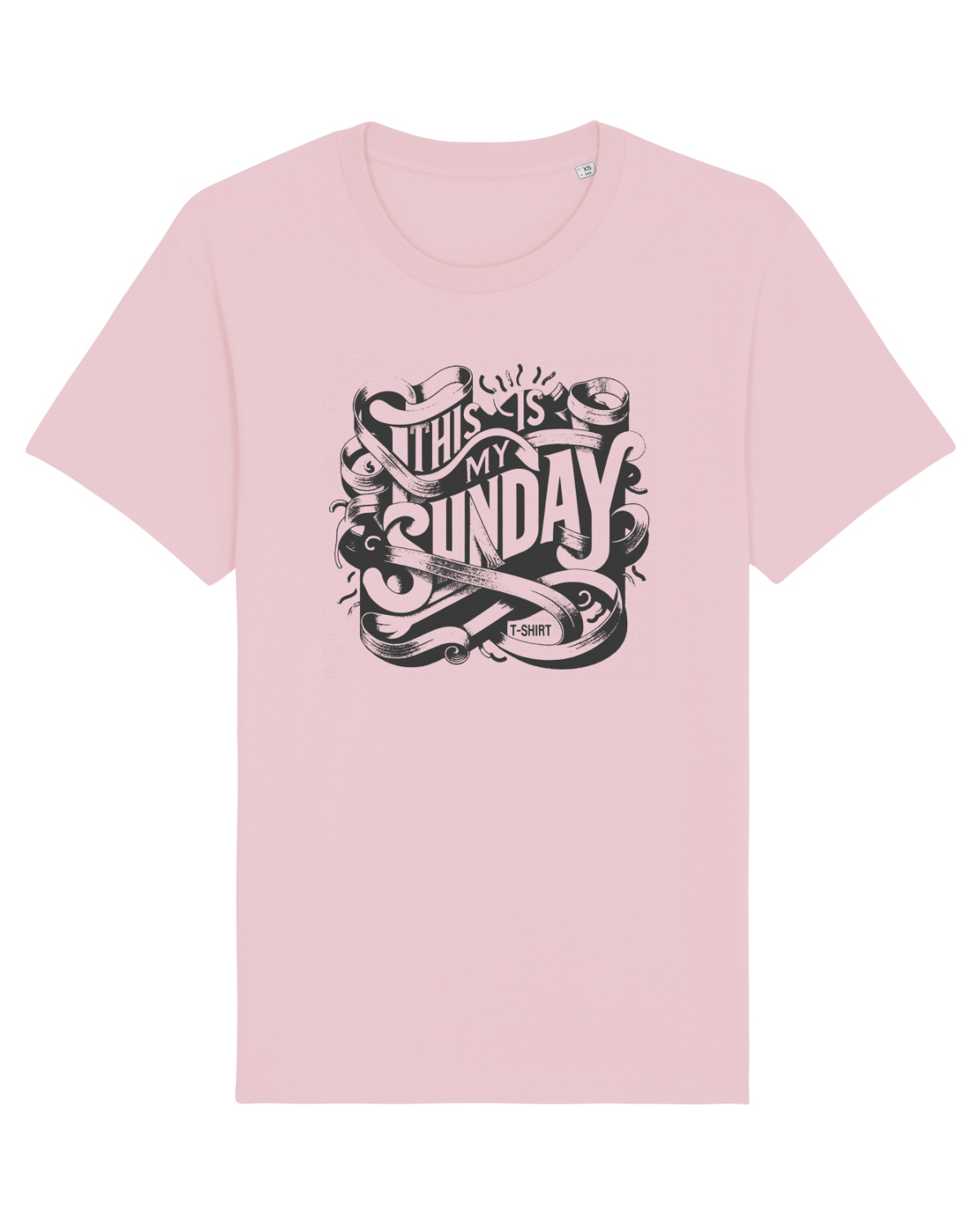 Tricou mânecă scurtă Unisex Rocker Cotton Pink