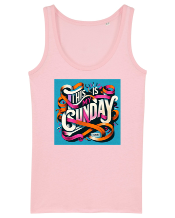  Sunday t-shirt - color Cotton Pink