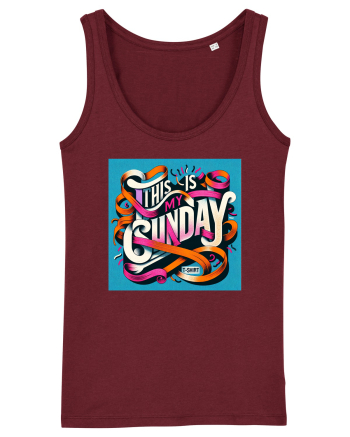  Sunday t-shirt - color Burgundy