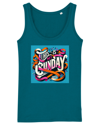  Sunday t-shirt - color Ocean Depth