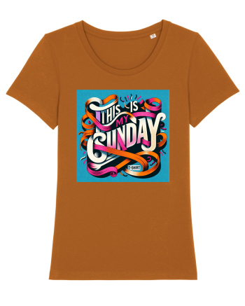  Sunday t-shirt - color Roasted Orange