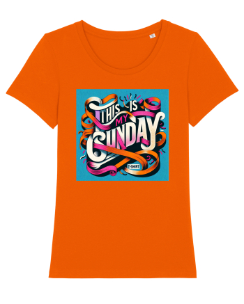  Sunday t-shirt - color Bright Orange