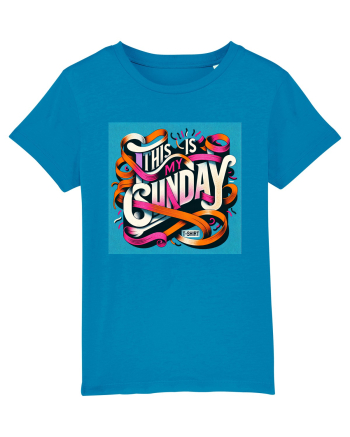  Sunday t-shirt - color Azur