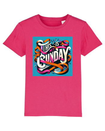  Sunday t-shirt - color Raspberry