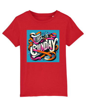  Sunday t-shirt - color Red