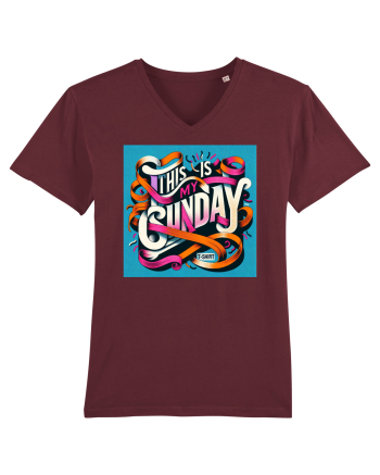  Sunday t-shirt - color Burgundy