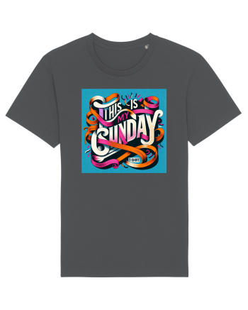  Sunday t-shirt - color Anthracite