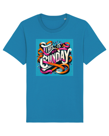  Sunday t-shirt - color Azur