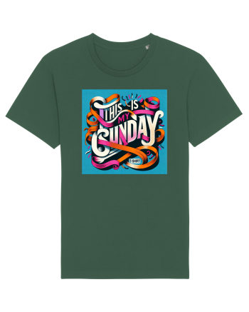  Sunday t-shirt - color Bottle Green