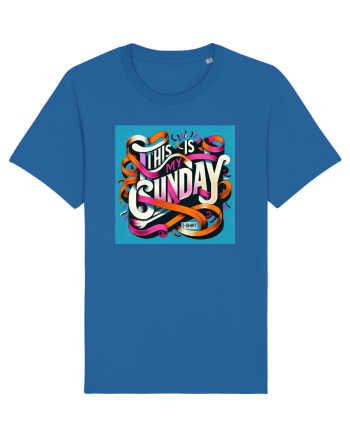  Sunday t-shirt - color Royal Blue