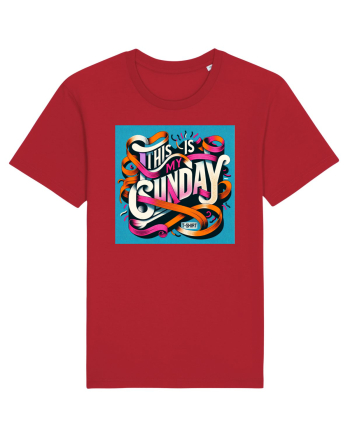  Sunday t-shirt - color Red