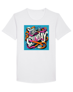  Sunday t-shirt - color Tricou mânecă scurtă guler larg Bărbat Skater