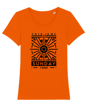  Sunday t-shirt Bright Orange