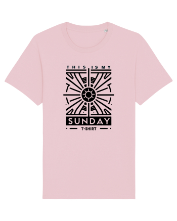  Sunday t-shirt Cotton Pink