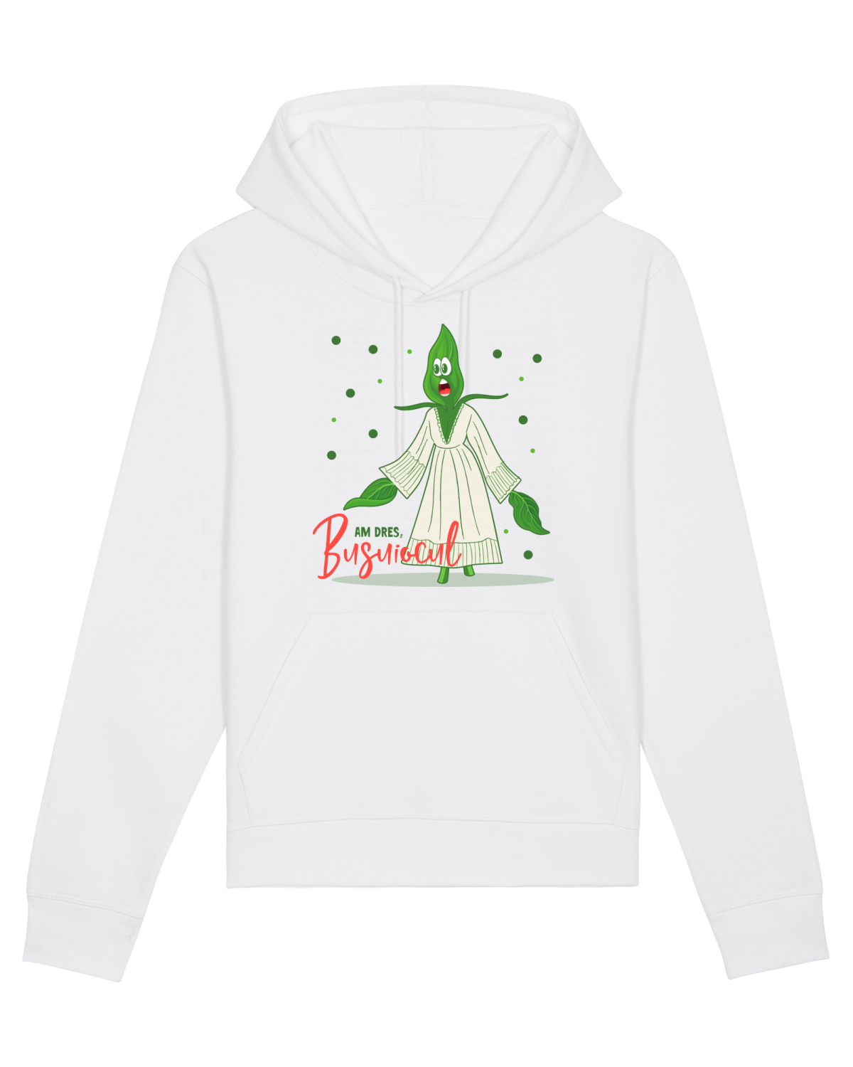 Hanorac Unisex Drummer White