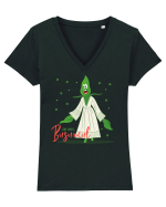 Am dress busuiocul Tricou mânecă scurtă guler V Damă Evoker