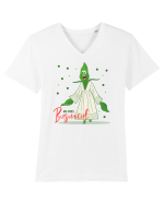 Am dress busuiocul Tricou mânecă scurtă guler V Bărbat Presenter