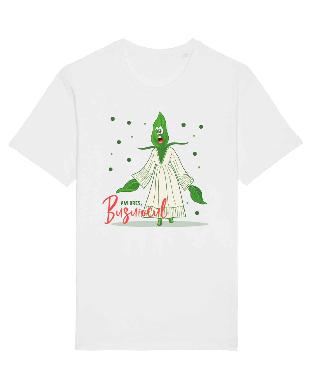 Tricou mânecă scurtă Unisex Rocker White