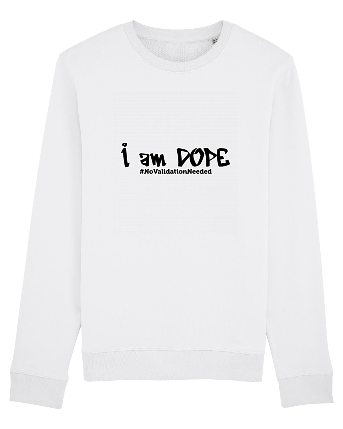 Bluză mânecă lungă Unisex Rise White