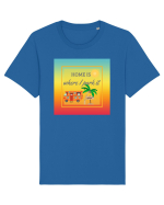 Home Is Where I Park It Tricou mânecă scurtă Unisex Rocker