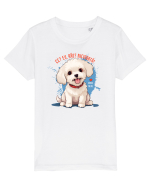 CE? EU, RAU? NICIODATA! - BICHON MALTEZ 2 Tricou mânecă scurtă  Copii Mini Creator