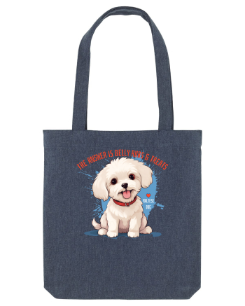 THE ANSWER IS BELLY RUBS & TREATS 2 - Bichon Midnight Blue