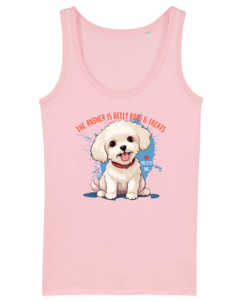 THE ANSWER IS BELLY RUBS & TREATS 2 - Bichon Cotton Pink