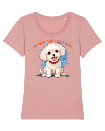 THE ANSWER IS BELLY RUBS & TREATS 2 - Bichon Canyon Pink