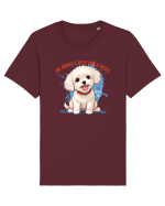 THE ANSWER IS BELLY RUBS & TREATS 2 - Bichon Tricou mânecă scurtă Unisex Rocker