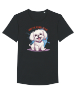 WHAT? ME BE BAD? NEVER! - Bichon Tricou mânecă scurtă guler larg Bărbat Skater