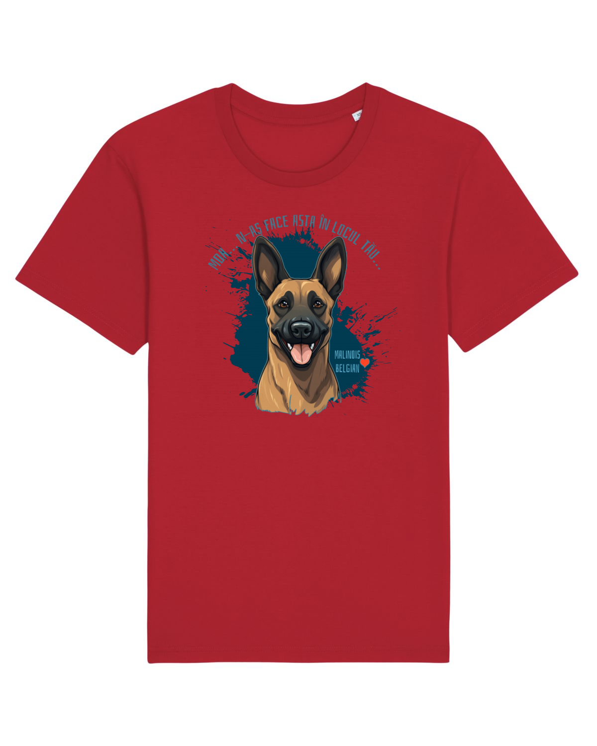 Tricou mânecă scurtă Unisex Rocker Red