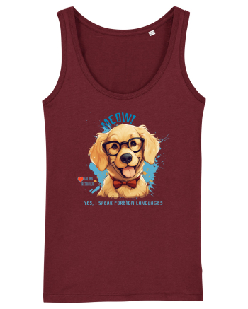 MEOW! YES, I SPEAK FOREIGN LANGUAGES - Retriever Burgundy