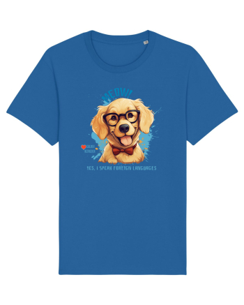 MEOW! YES, I SPEAK FOREIGN LANGUAGES - Retriever Royal Blue