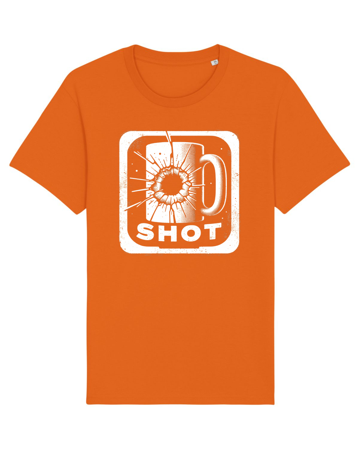 Tricou mânecă scurtă Unisex Rocker Bright Orange