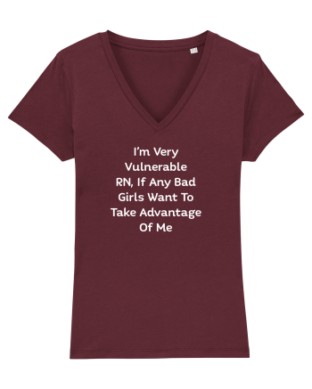 Very vulnerable right now Burgundy