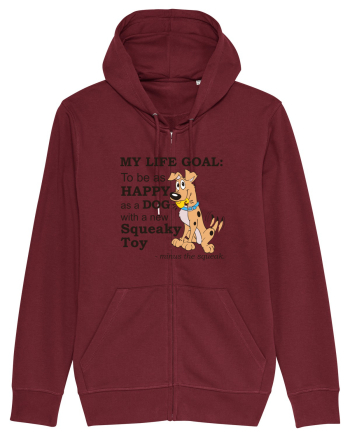Happy Dog Burgundy